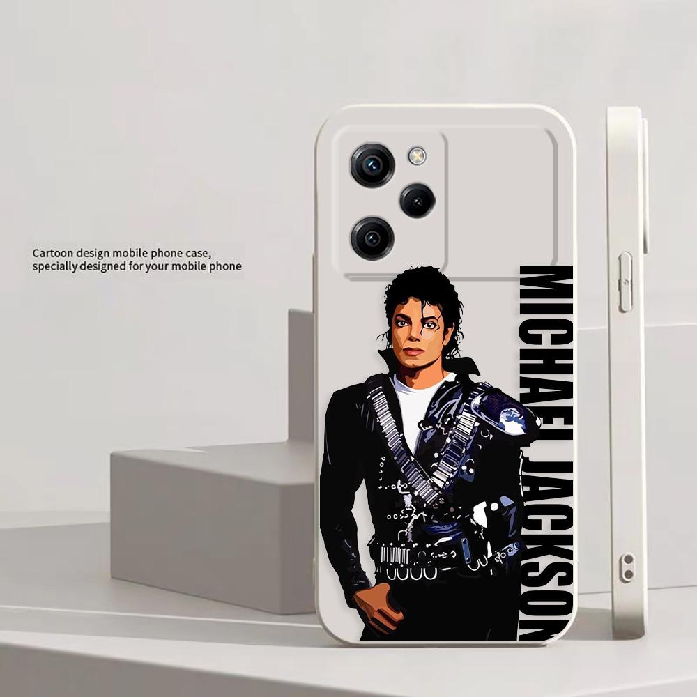 Custodia per Telefono Dancer M-Michael J-Jackson Cover Per Xiaomi 10T 11 12 12T 13 14T POCO F5 F6 M3 M5 X3 X4 X5 PRO 4G 5G Custodia Colorata in TPU