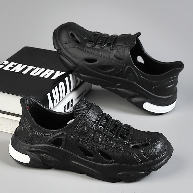 [25 Years of New Models] Summer Wear Men's Sandals EVA Deodorant Non-slip Coconut Hole Shoes Male Internet Celebrity Explosion