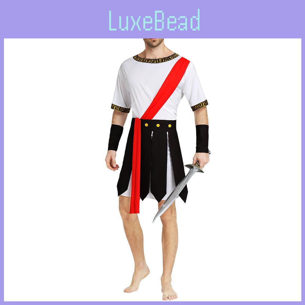 Stilvolles und bequemes Herren-Cosplay-Römerkrieger-Bühnenkostüm für Erwachsene