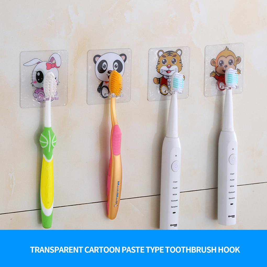 Toothbrushes Holder Waterproof Hanger Moisture-proof Storage Bracket Space Saving Accessory for Bathroom Dormitory Hotel