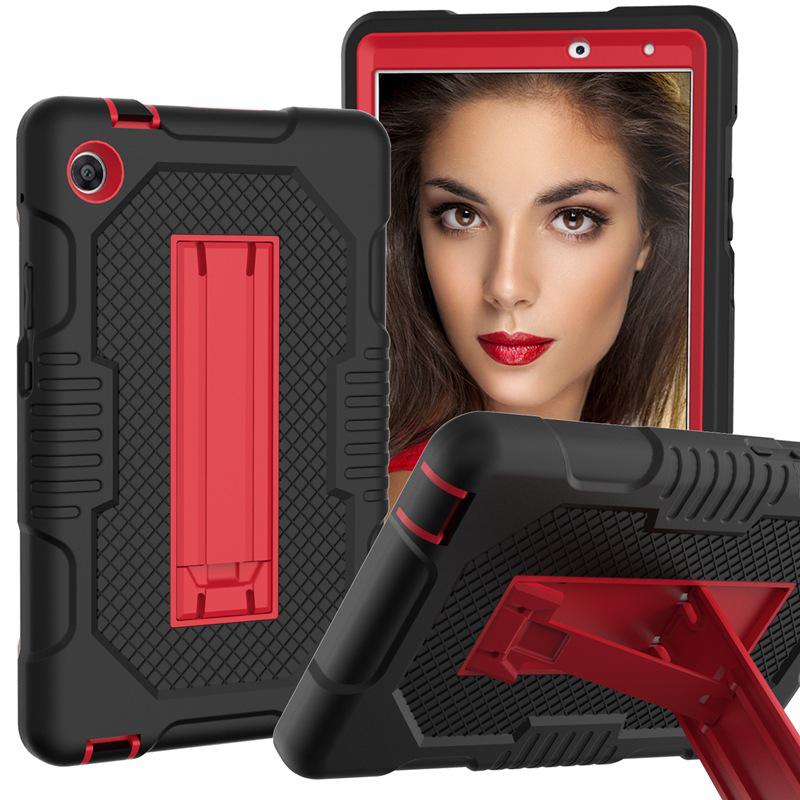 Huawei T8 Tablet Protective Cover with Stand, Shockproof Silicone Shell