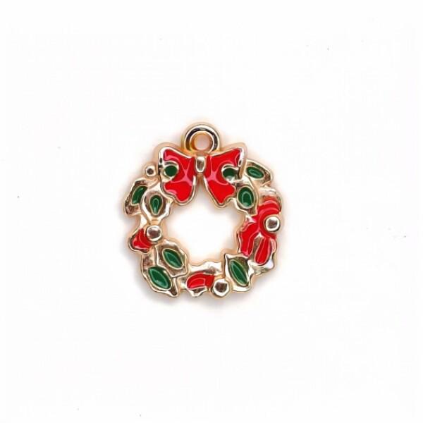 Christmas Snowman and Tree DIY Enamel Pendant Accessories