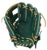 Rawlings HYPER TECH R2G Soft Baseball Glove for Dark for Throwers (GR5FHT934FS) Infielders, Green, 11.5 Inches, Right-Handed