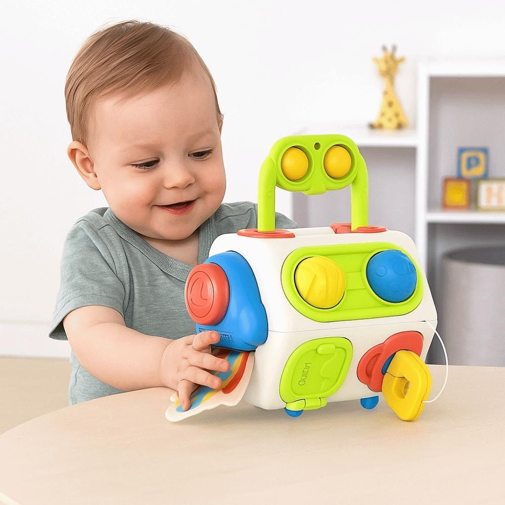Polyhedral Montessori Sensory Toys Parent-child Interactive Baby Busy Cube  Birthday Party Decor