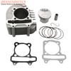Scooter 63mm 4 Valve 4V Racing Big Bore Cylinder Kit For GP110 GY6 125cc 150cc Upgrade To 200cc 152QMI 157QMJ 4T