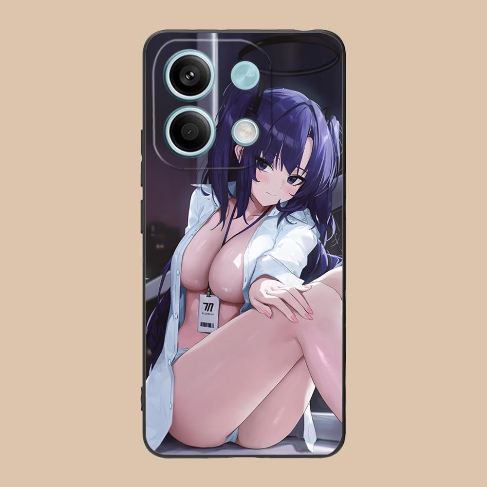 Blue Archive Yuuka Matte TPU Mobile Phone Case for POCO F8 F7 F6 F5 F4 F3 F2 Pro GT C75 C71 C65 C61 C40 Pro Ultra Colorful Cover