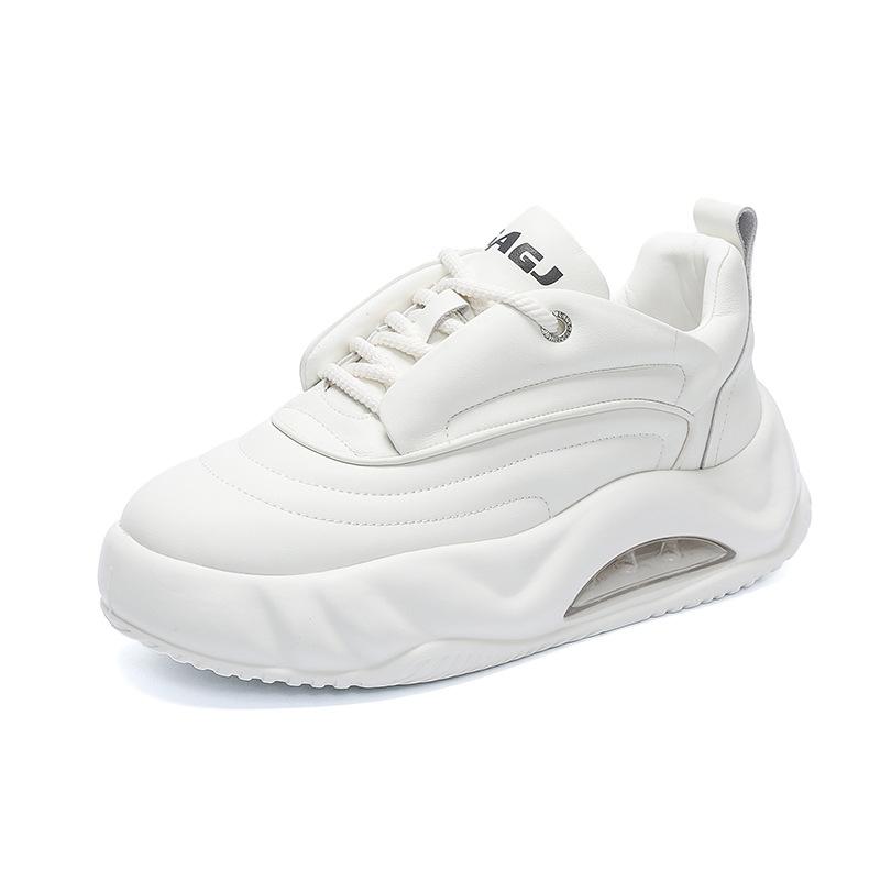 GAGJ trendy bread shoes men's spring new little white shoes platform air cushion dad shoes sports and leisure shoes are in stock