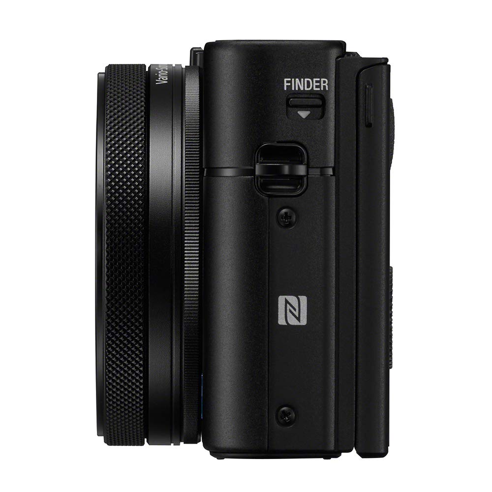 Sony RX100V Kompakt-Digitalkamera mit gestapeltem CMOS, optischem Zoom, neigbarem LCD und 4K-Videoaufnahme Cyber-shot (Schwarz) 1,0-Zoll-Sensor, 2,9x