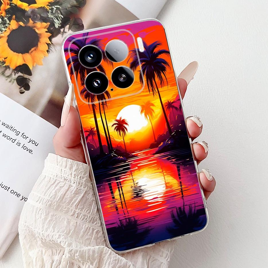 For Xiaomi Mi 15 Pro 5G Case New Luxury Painted Cover Soft Silicone Phone Case For Xiaomi 15 Pro Mi15 5G Back Cover Fundas Coque