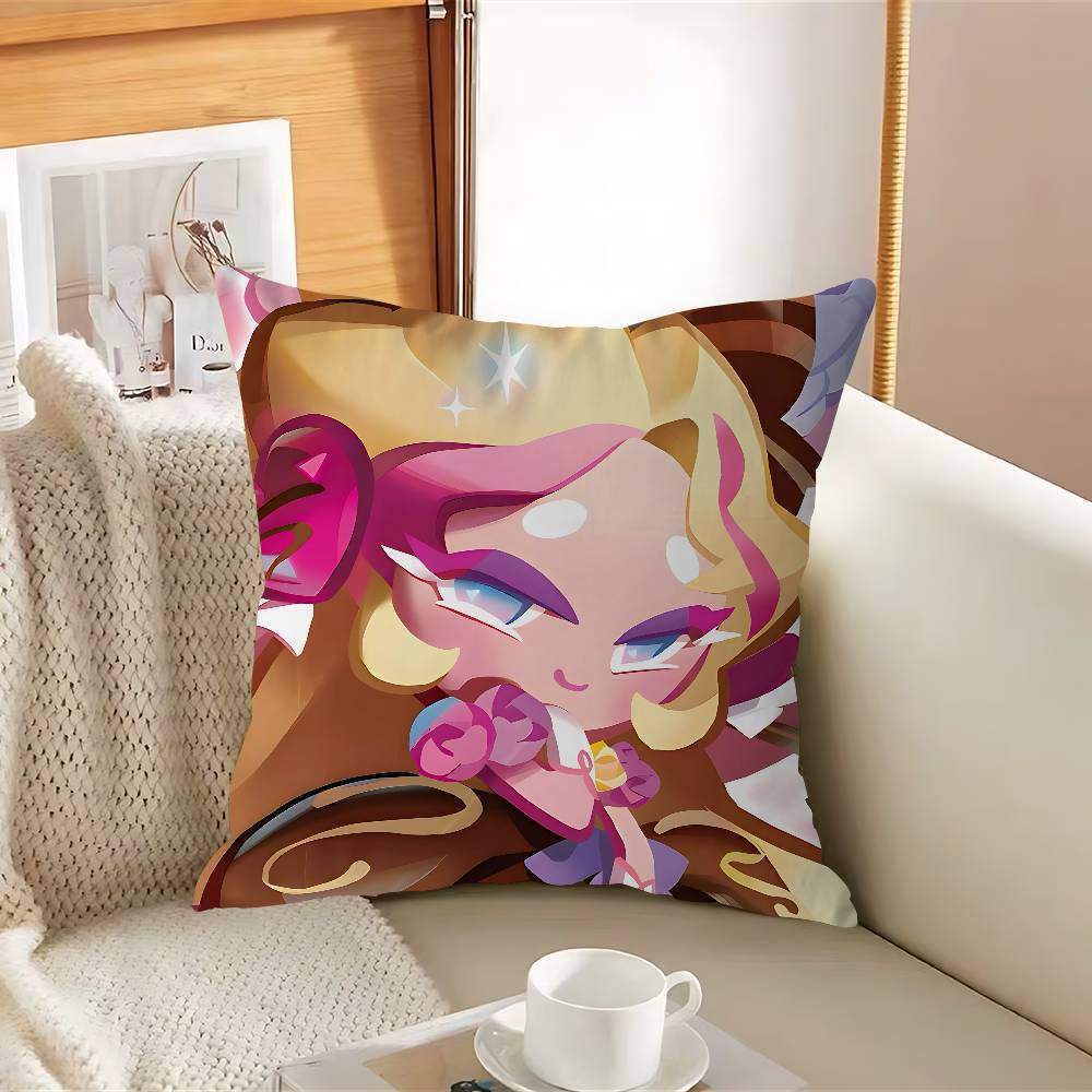 Cookie R-Run KingdomS Pillow Case Removable Washable Cushion Cover – All-Season Soft Linen
