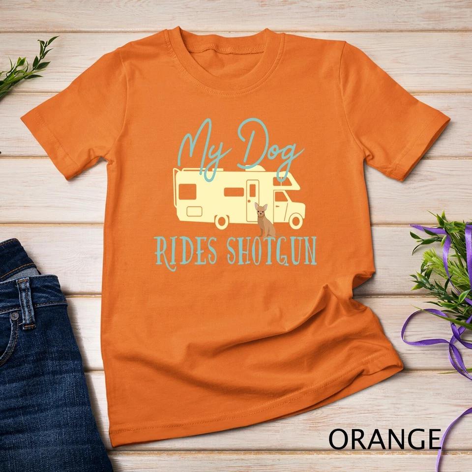 Chihuahua Gifts Dog RV Camping Travel Trailer Unisex T-shirt 6 XL