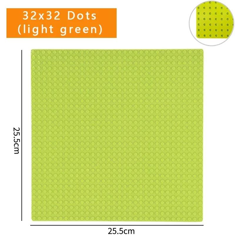 Non-Toxic 32*32 Baseplates Classic 32X32 Dots Base Plates City Diy Construction Building Blocks Figures Creative Toys Plastic Bricks Gifts