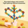 Diy Plum Blossom Building Block Educational Early Education Granules Kindergarten Toys 3-6 Years Old Assembly
