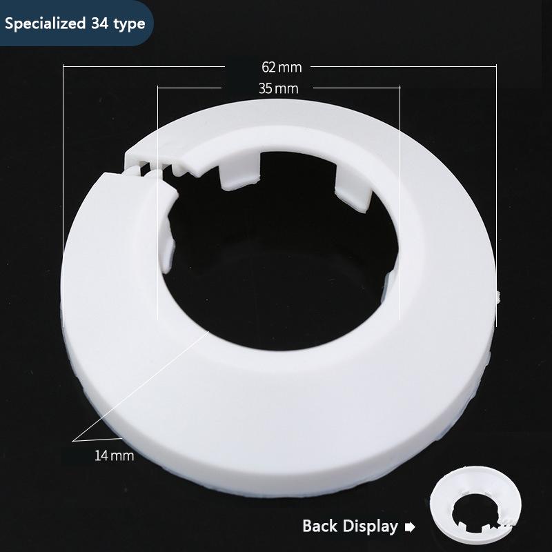 

Аксессуары для настенного воздуховода, 2/4 шт., хомуты для радиаторных труб, накладка на пол, декоративная накладка на радиатор, крышка для водопроводной трубы as the picture