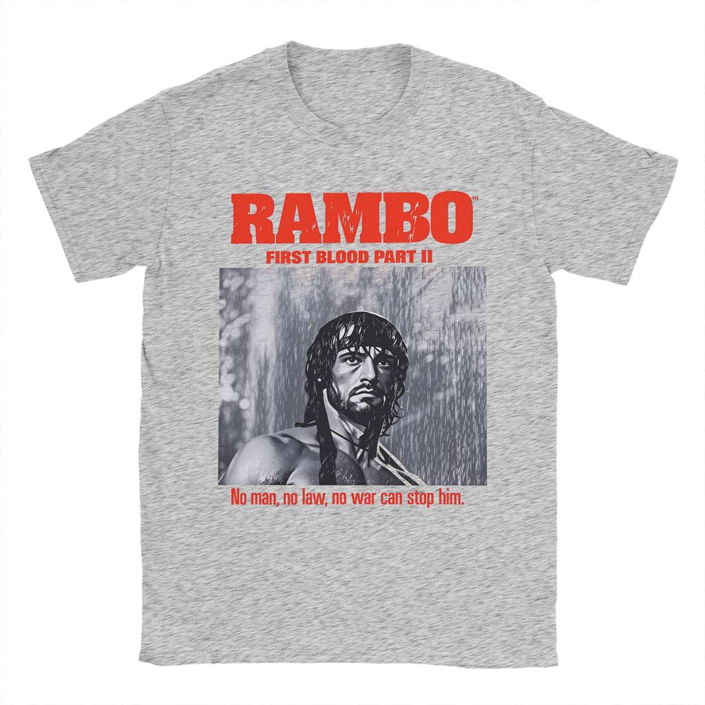Rambo First Blood John In Ravine I Didnt Do Anything Cotton TShirt For Mens  Leisure Tee Shirt Oversize Casual Clothing