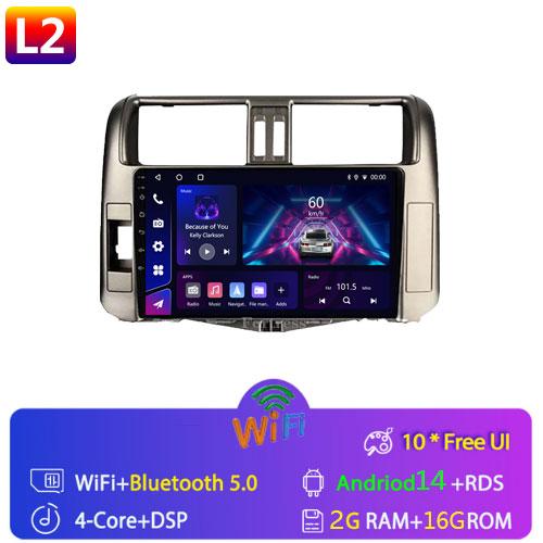 

Для Toyota Land Cruiser Prado 150 2009 - 2013 Автомобильный радиоприемник Android 13 Видео Мультимедийный проигрыватель GPS Навигация WIFI 4G LET Головное устройство