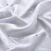 Blackout Curtains for Bedroom Noise Reducing Thermal Insulated Wave Line Foil Print Room Darkening for Living Room