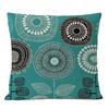 Home Decorative Throw Pillow Rustic Geometric Floral Pillow Cover Multi Flower Pillow Case Sofa Cushions _,(12)