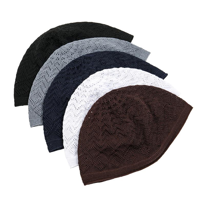 Winter Strickmütze Türkische Muslimische Männer Frauen Gebetshüte Unisex Beanies Mütze Warm Islamisch Ramadan Herren Wickelkopfkappen