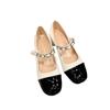 French Retro Mary Jane Shoes Women's Thick Heel Square Head Sweet Light Mouth Single Shoes Middle Heel Fairy Style Word with High Heels