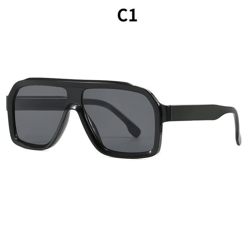 

Женские солнцезащитные очки, ретро квадратные солнцезащитные очки с большой оправой, мужские и женские очки-авиаторы.