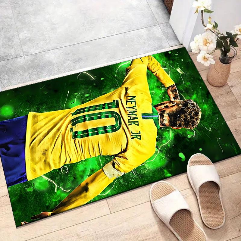 1pc Neymar17 Design Printed Area Rug Carpet for Bedroom Living Room Home Decor Rugs Mat Non Slip Mat Rug for Bedside