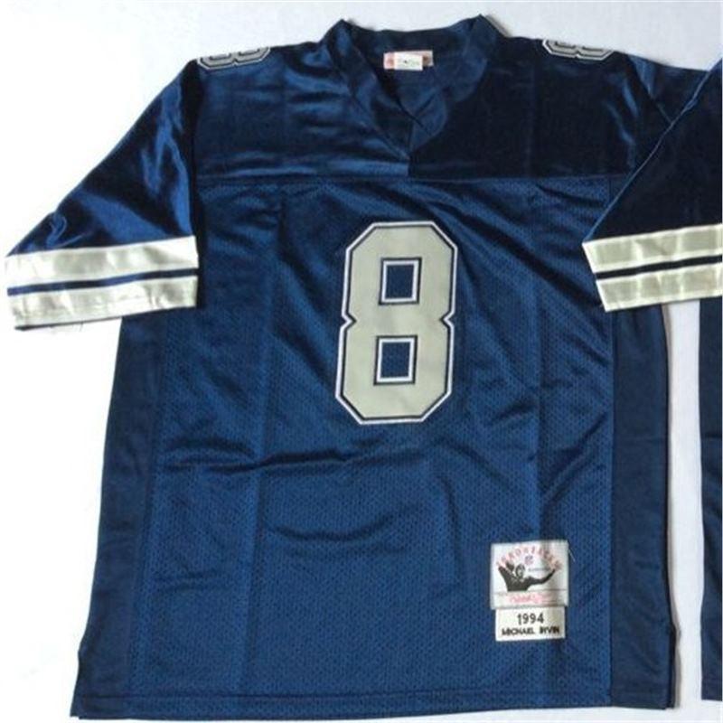Jersey Retro NFL Dallas Cowboys 21 22 Bordado Throwback Uniforme de Fútbol para Hombre Ropa Deportiva para Aficionados