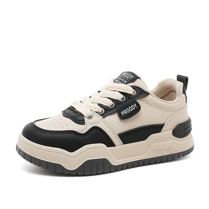 

Clearance: 2025 Women s Spring/Autumn Casual Low-Top Thick-Soled Height-Increasing College Skate Shoes 38 чорний