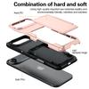 Solid Color Card Holder Phone Case For iPhone 17 Pro Max 16 Plus 15 14 13 12 11 Combination of hard and soft Shockproof Cover