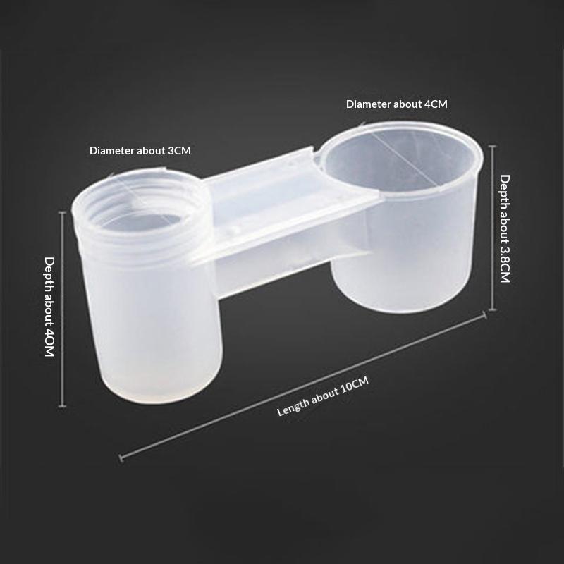 Plastic Pet Bird Drinker 500ml Feeder Water Bottle Cup for Cat Chicken Pigeon Durable Automatic Watering System