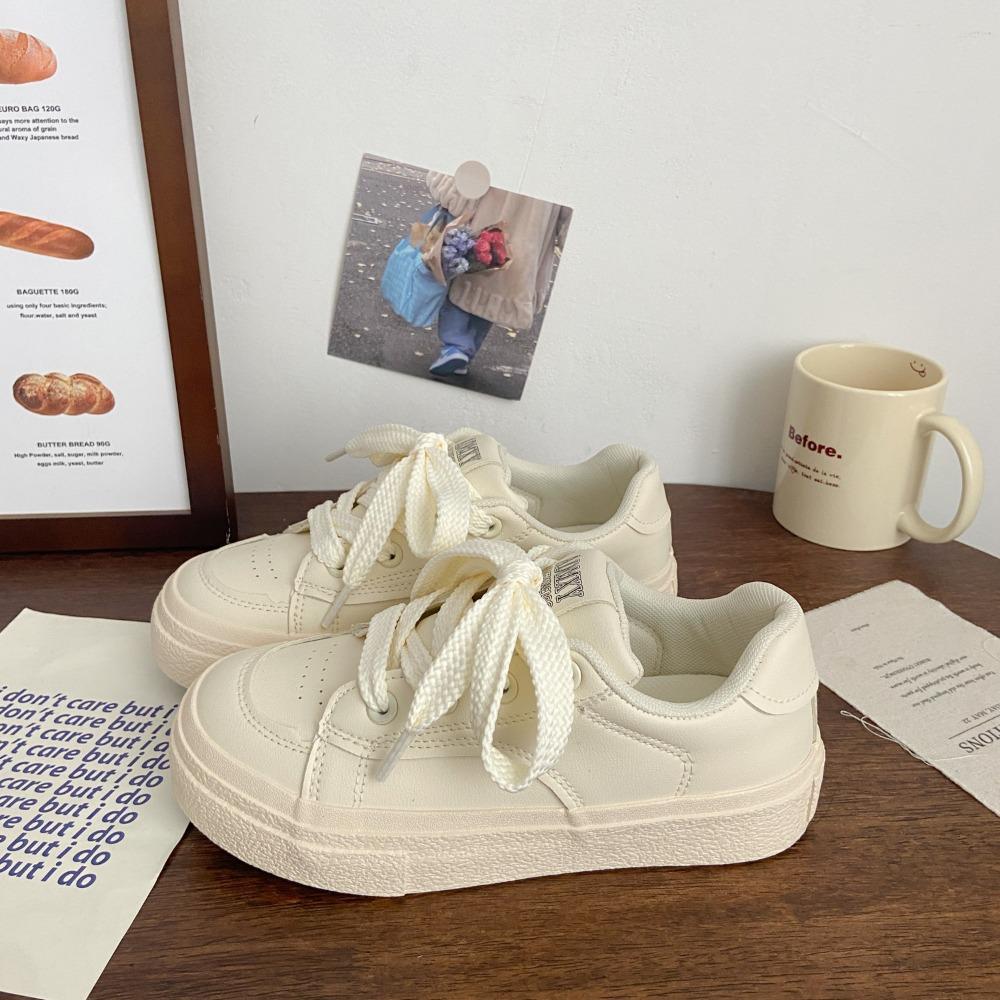 autumn Heel Treadable Half Trailer Canvas Shoes for Women's Simple Versatile Little White Shoes Platform Sneakers Women Summer