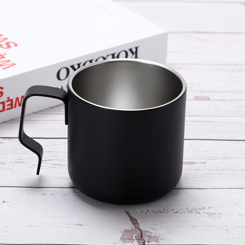 Portable 304 Stainless Steel Insulated Mug with Steel Wire Handle