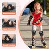 Kids Knee Elbow Wrist Guards 3 In 1 Protective Gear For Skateboarding Cycling BMX Scooter Skating Rollerblading