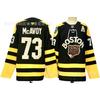 Maglia Personalizzata da Hockey su Ghiaccio Boston Bruins Ricamata Uniforme di Squadra Abbigliamento Sportivo da Uomo
