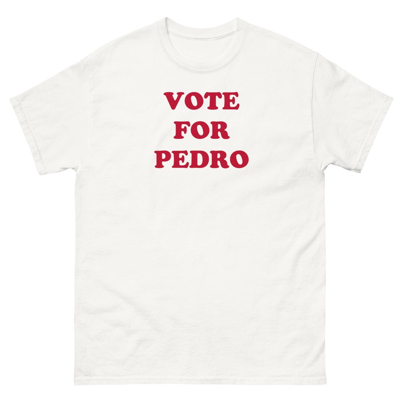 Vote For Pedro Graphic T-Shirt Napoleon Dynamite tee S