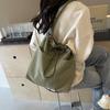 Drawstring Crossbody Bag Casual Shoulder Bag with Adjustable Strap Women Lightweight Tote for Daily Commuting Street