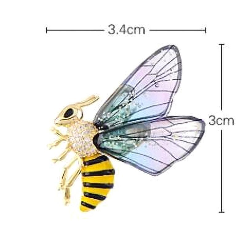 Elf Bee Brooch, High-End Design, Niche, Exquisite Temperament, Suit Accessories