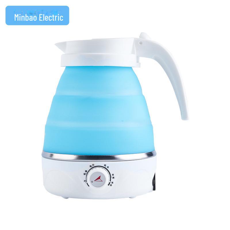 Fierbător electric pliabil și portabil din silicon cu oprire automată pentru călătorii
