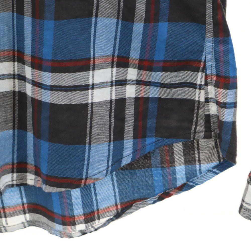 Vivienne WestwoodMAN Made In Japan Long Sleeve Check Shirt 44 Blue Other Men's Used