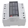 Voltage Protector, 100A 3 Phase Voltage Protective Device Multifunctional Current Protector Real Time Display High Measurement Accuracy Ove