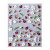 Flower Nail Art Sticker Self-adhesive DIY Home Salon Summer Floral Plants Ladybird 5D Embossed Women Fake Nail Decoration Decal
