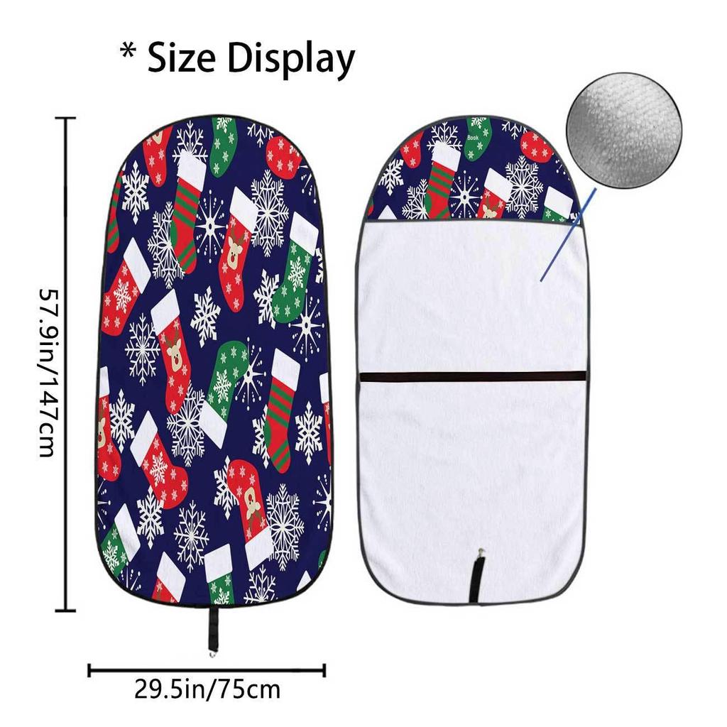 Universal Car Seat Towel Cover for Front Seat - Gym & Workout Ready, All-Season Protection