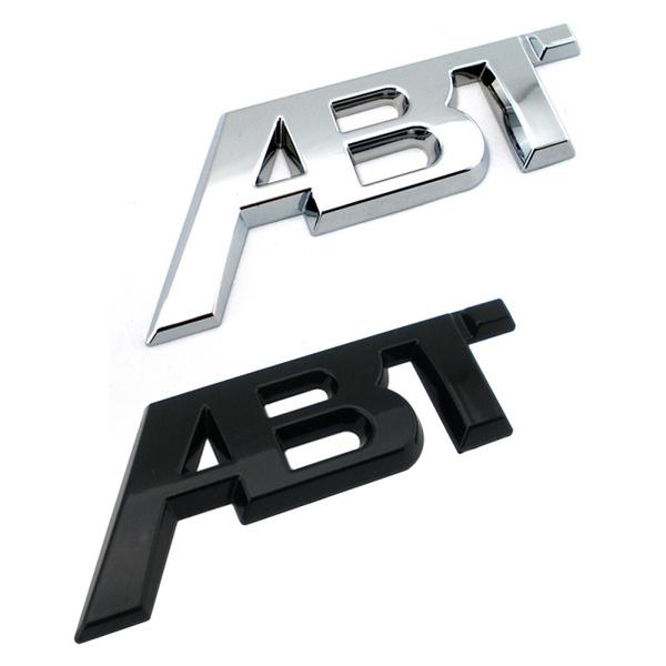 1Pcs Car Side Fender Trunk Rear ABT Logo Sticker Emblem Badge Decal Car Styling