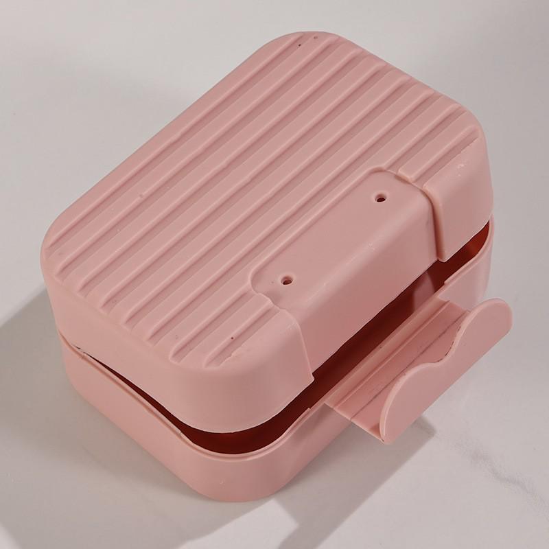 Portable Travel Soap Box with Lid for Draining - Creative Home Bathroom Storage