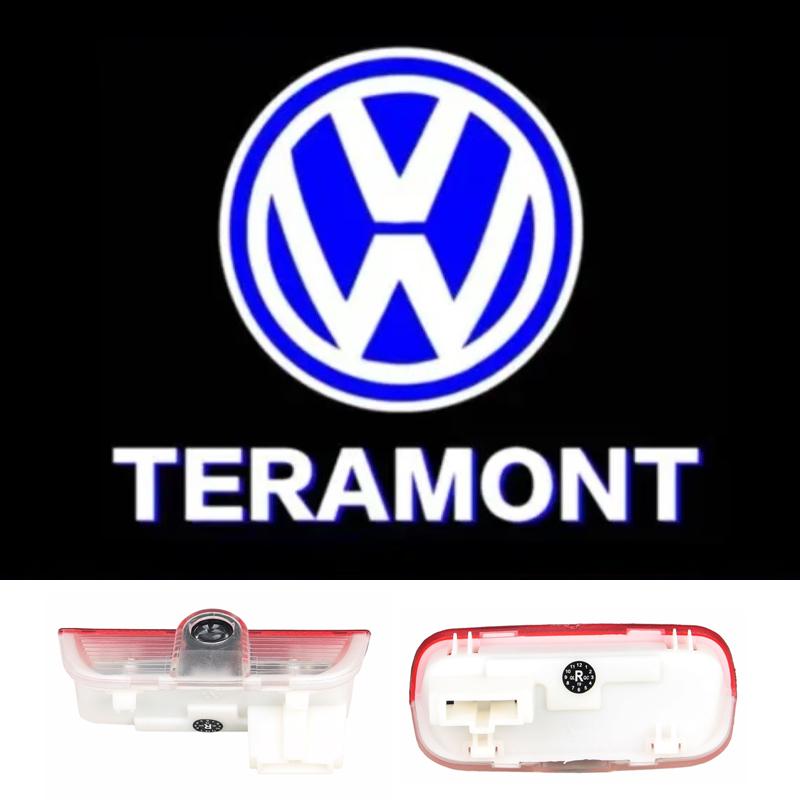 2 stuks Auto Deur Welkom Verlichting LED Lamp voor VOLKSWAGEN VW R LINE Rline Golf Tiguan CC Touareg Jetta Passat T-ROC Sharan Touran Bu2 wzpc7