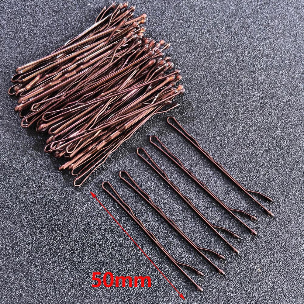 

50PCS Silver Gold Color Hair Clip for Women Hairpin Curly Wavy Grips Hairstyle Hairpins Girl Bobby Pins Styling Hair Accessories