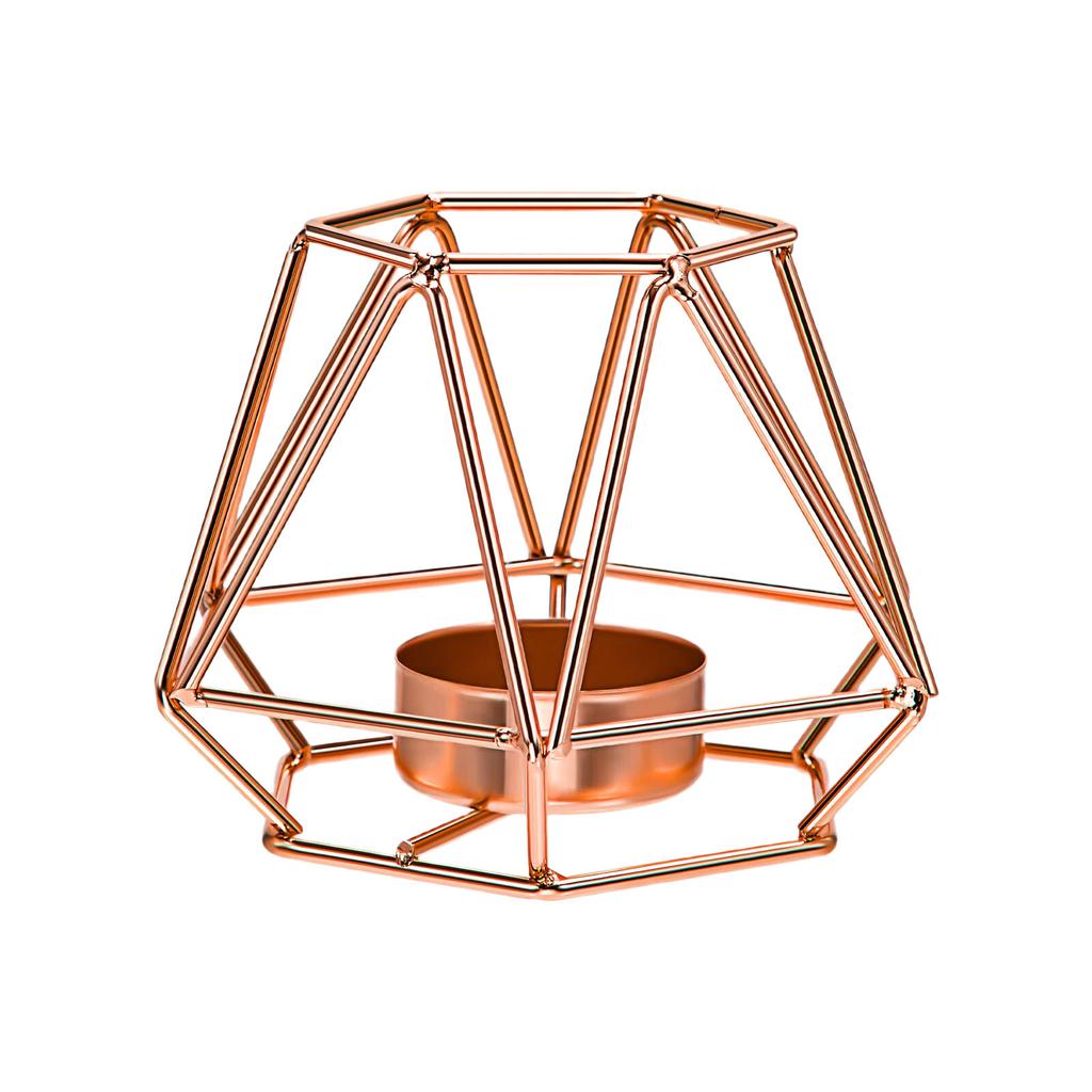 Elegant Geometric Candle Holder Tealight Display Stand For Modern Home Decoration And Gift Giving