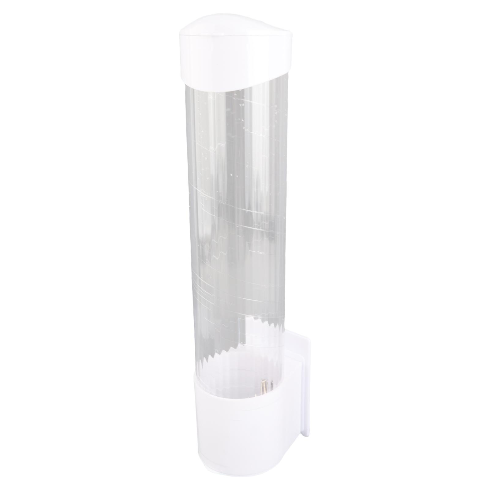 

Anti Dust Paper Cup Dispenser Plastic Holder 7.5cm 50 Cups Convenient Container