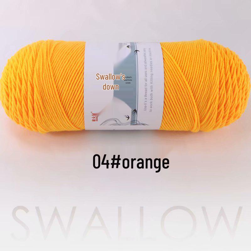 4 Liang Five-Strand Yarn: Cotton-Wool Medium-Thick Knitting Yarn for DIY Scarves and Shawls