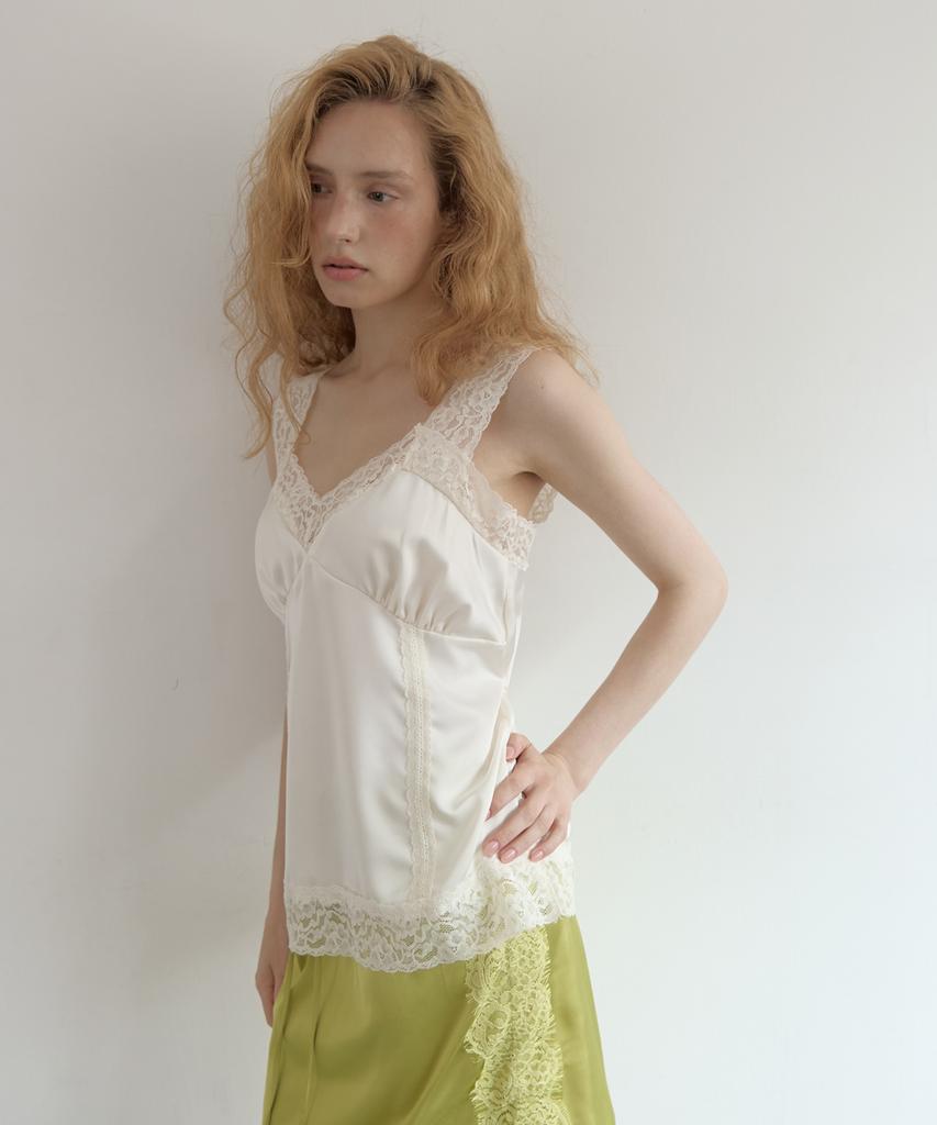Asula Moon Satin Top (Ivory)